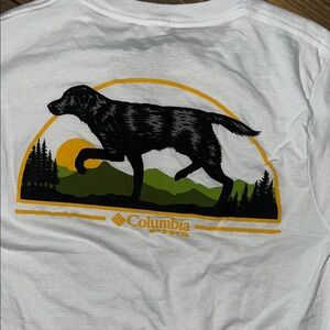 Columbia White Graphic T-Shirt
